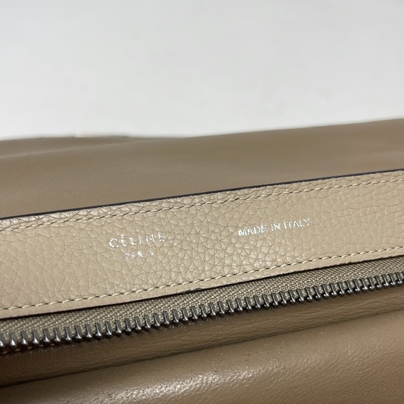 AUTHENTIC CELINE Hand Bag Beige Leather suede - Picture 7 of 16